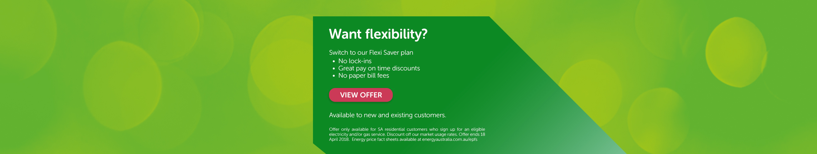 Switch to our Flexi Saver plan