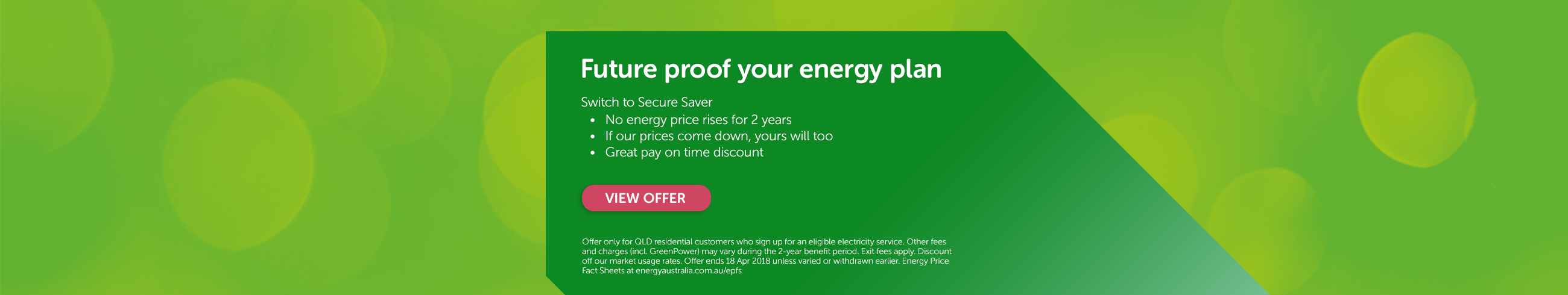 Future proof your energy plan - Switch to Secure Saver