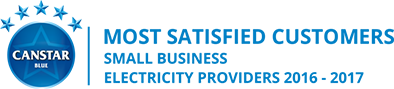Canstar Blue - Most Satisfied Customers - Small Business Electricity Providers 2016 - 2017