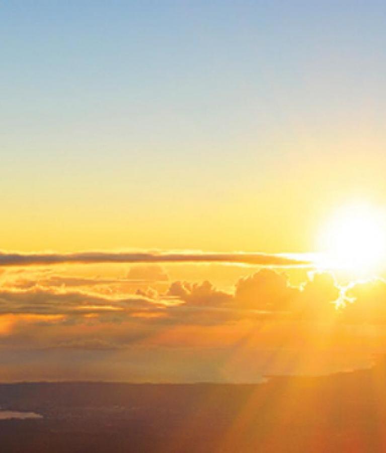 The sun shines over South Australia 