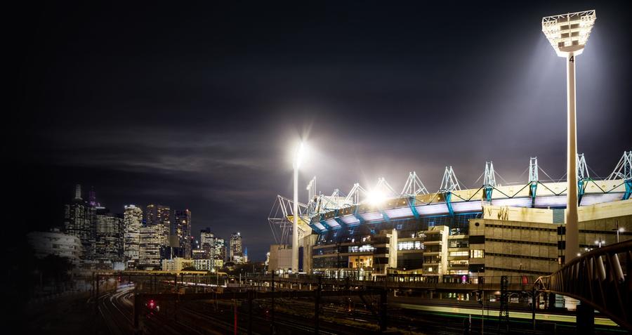 An image of MCG with lights on