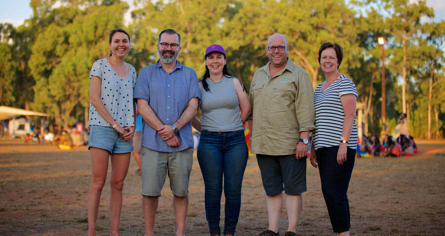 EnergyAustralia employees at the Garma Festival 2018