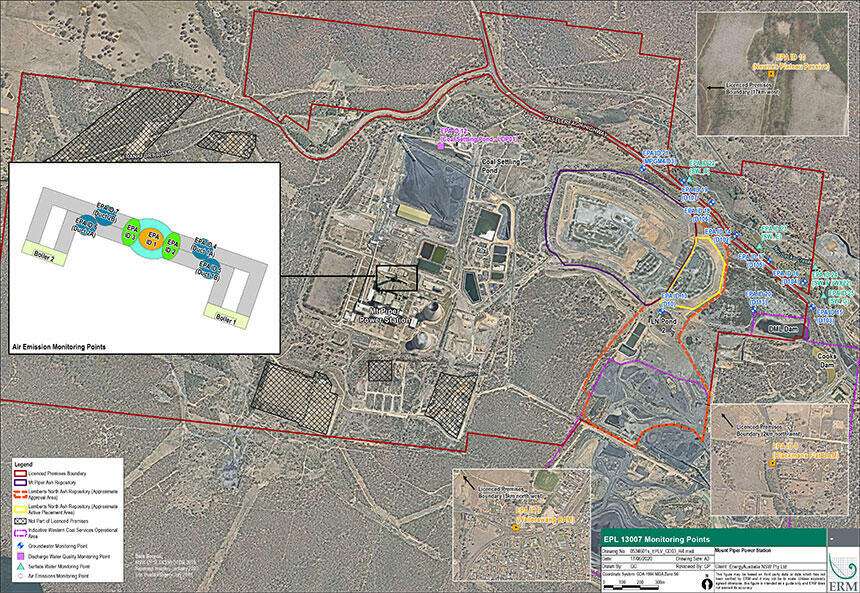 Mt Piper EPA Map