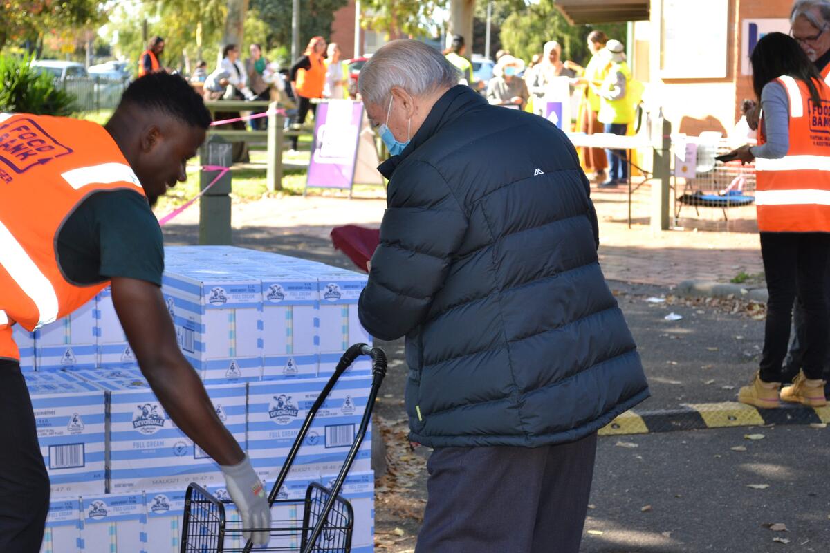 Teaming up with Foodbank for families in need