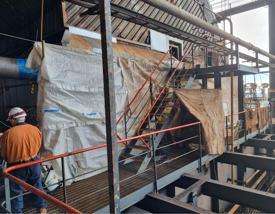 Inspections and repairs to unit one at Yallourn power station in Victoria