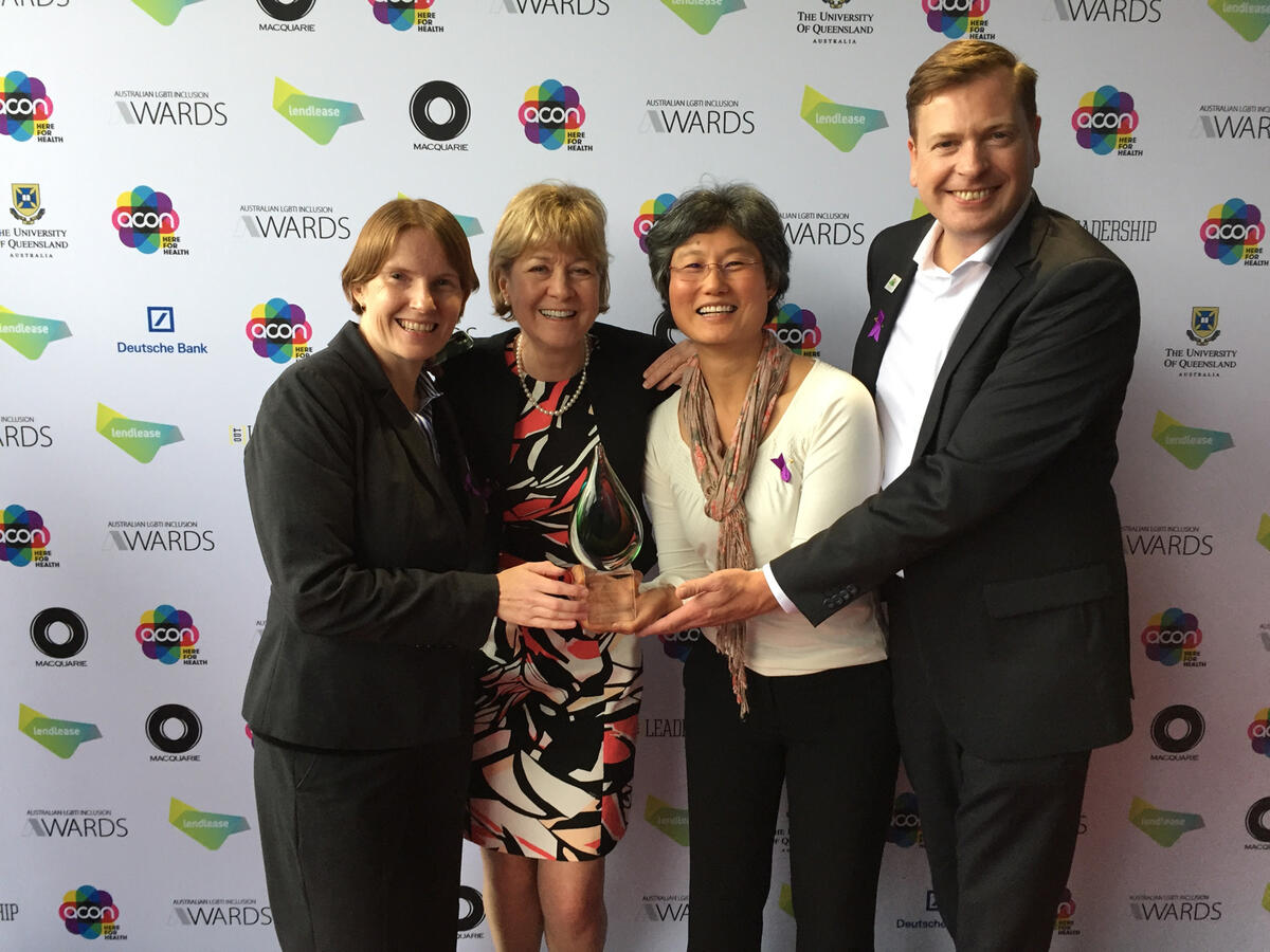 EnergyAustralia awarded most improved organisation at Australian LGBTI Inclusion Awards