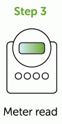 Step 3 - Meter read